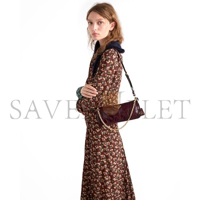 PRADA RE-EDITION 2002 MEDIUM LEATHER SHOULDER BAG 1BC221 (26*11.5*6cm) 